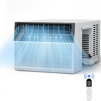 Cowsar Quiet Window Air Conditioner 10,000/1,2000 BTU, Window AC Unit Cooling Room 450-550sq.ft